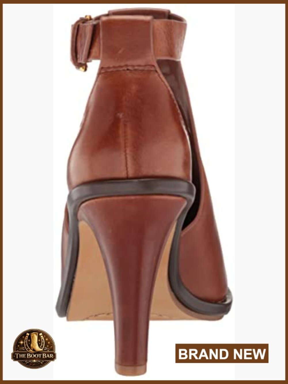Women's Heeled Sandals - Open Toe Wedge with Ankle Strap - Picture 3 of 7